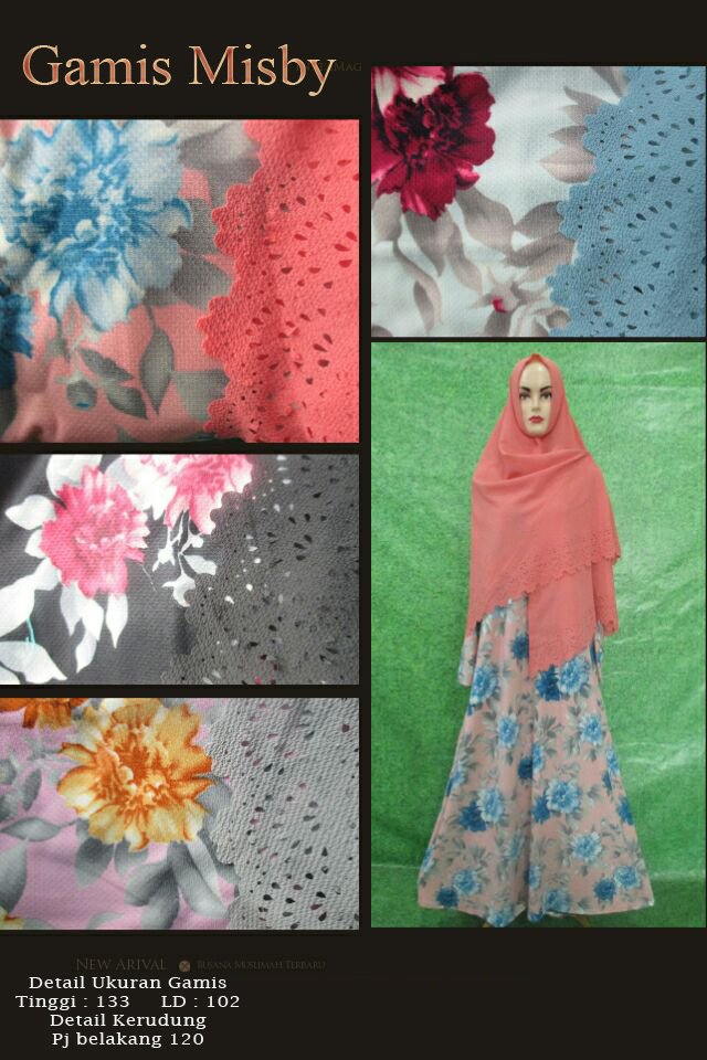 grosir gamis  misby murah  ObralanBaju com