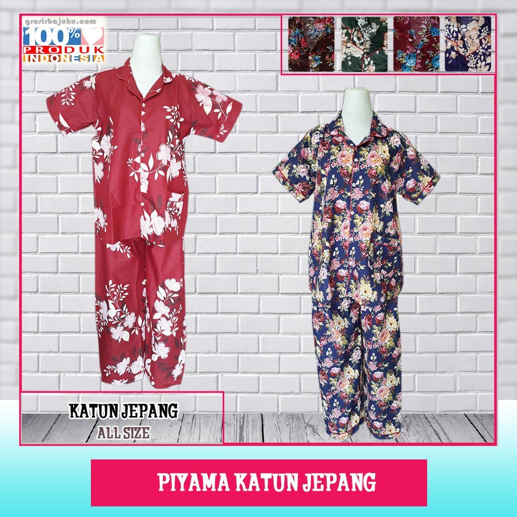 Piyama Katun Jepang - ObralanBaju.com